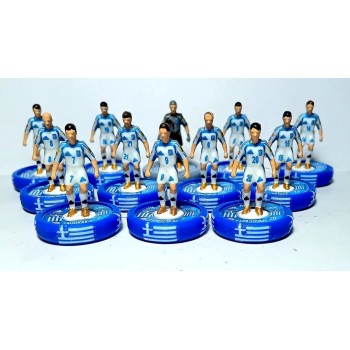 Subbuteo Andrew Table Soccer Greece 2004 European Champions on Special edition bases with National flag